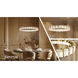 Sevryn LED 19.63 inch Soft Brass Ring Pendant Convert to Semi-Flush Ceiling Light